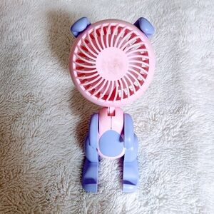 Cute Pink and Purple Kids Toy Fan